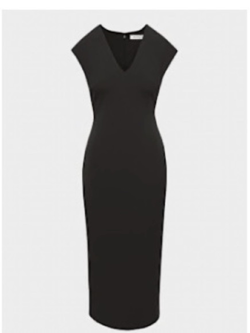 Aritzia Black Midi Business Dress